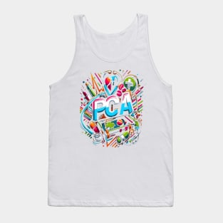 Tie Dye PCA Cute Nurse Day CNA RN Nurse Week Nursing Tank Top